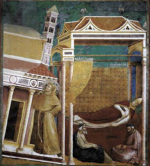 GIOTTO di Bondone Dream of Innocent III France oil painting art